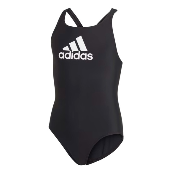 Adidas primeblue classic black and white sport one piece swimsuit - Picture 1 of 9